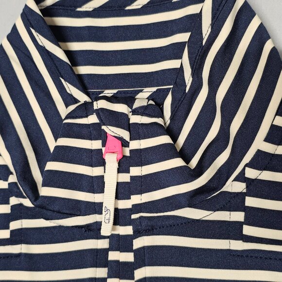 Vineyard Vines Dreamcloth® The Shep Shirt Top Blouse Women Size M Striped - Picture 13 of 14